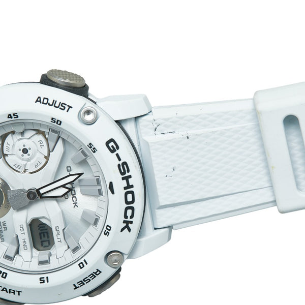 カシオ 腕時計 GA-2000S-7AJF クオーツ ホワイト文字盤 カーボン メンズ CASIO 【中古】
