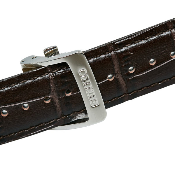 セイコー SPIRIT スピリット クロノグラフ 腕時計 SBTR017 クオーツ グリーン文字盤 ステンレススチール レザー メンズ SEIKO 【中古】