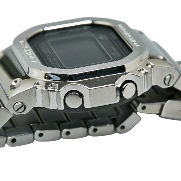 カシオ Bluetooth フルメタル 腕時計 GMW-B5000D-1JF ソーラー電波時計 ブラック文字盤 ステンレス メンズ CASIO 【中古】