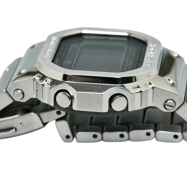 カシオ Bluetooth フルメタル 腕時計 GMW-B5000D-1JF ソーラー電波時計 ブラック文字盤 ステンレス メンズ CASIO 【中古】