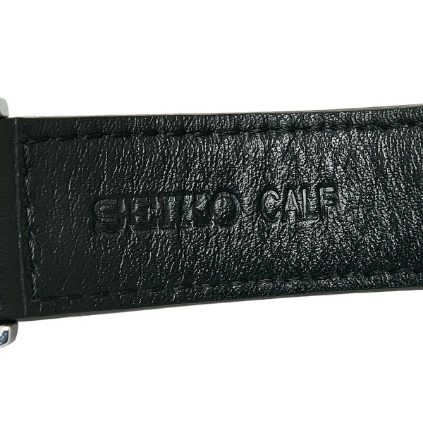 セイコー PRESAGE プレザージュ 腕時計 4R34-00B0 SARY231 自動巻き シルバー文字盤 ステンレススチール レザー メンズ SEIKO 【中古】