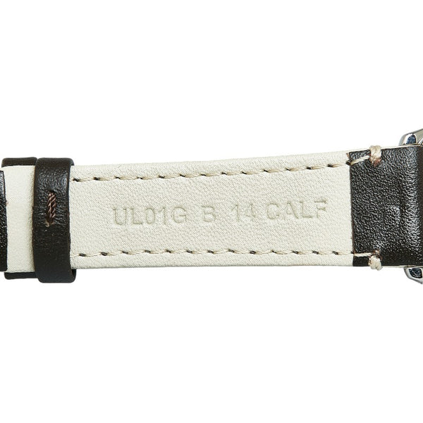 オリエント ORIENT STAR オリエントスター クラシック セミスケルトン 腕時計 自動巻き ゴールド文字盤 ステンレススチール レザー レディース ORIENT 【中古】