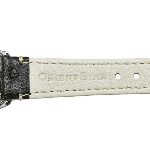 オリエント ORIENT STAR オリエントスター クラシック セミスケルトン 腕時計 自動巻き ゴールド文字盤 ステンレススチール レザー レディース ORIENT 【中古】