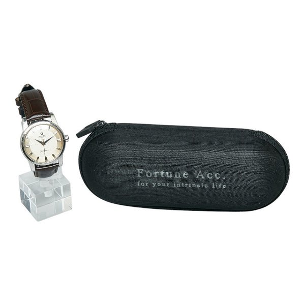 オメガ シーマスター ヴィンテージ cal.501 レザーベルト（社外品） 腕時計 自動巻き ゴールド文字盤 ステンレススチール メンズ OMEGA 【中古】