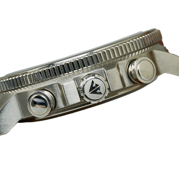 シチズン ナビホーク エコドライブ ベルト（社外品） 腕時計 U680 S092876 エコドライブ グレー文字盤 ステンレススチール レザー メンズ CITIZEN 【中古】