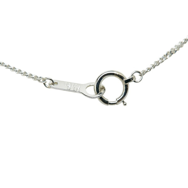 Pt850 プラチナ ダイヤ0.19ct ネックレス レディース 【中古】