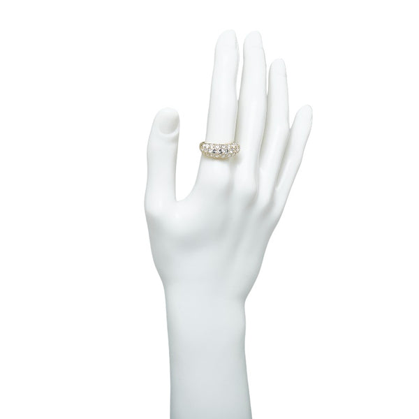 K18YG イエローゴールド ダイヤ3.00ct リング 指輪 レディース 15.5号 【中古】