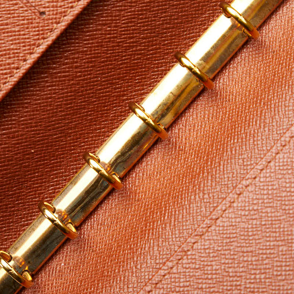 ルイ ヴィトン モノグラム アジェンダPM 手帳カバー R20005 ブラウン PVC レザー レディース LOUIS VUITTON 【中古】