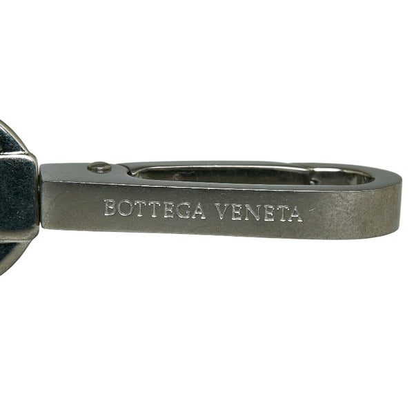 ボッテガヴェネタ キーホルダー バッグチャーム ブラック ホワイト レザー レディース BOTTEGAVENETA 【中古】