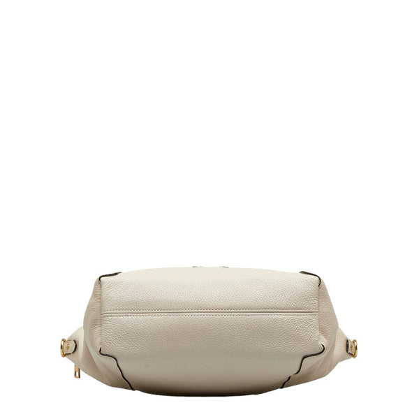 コーチ ケイシー サッチェル ハンドバッグ ショルダーバッグ 2WAY C6229 ホワイト レザー レディース COACH 【中古】