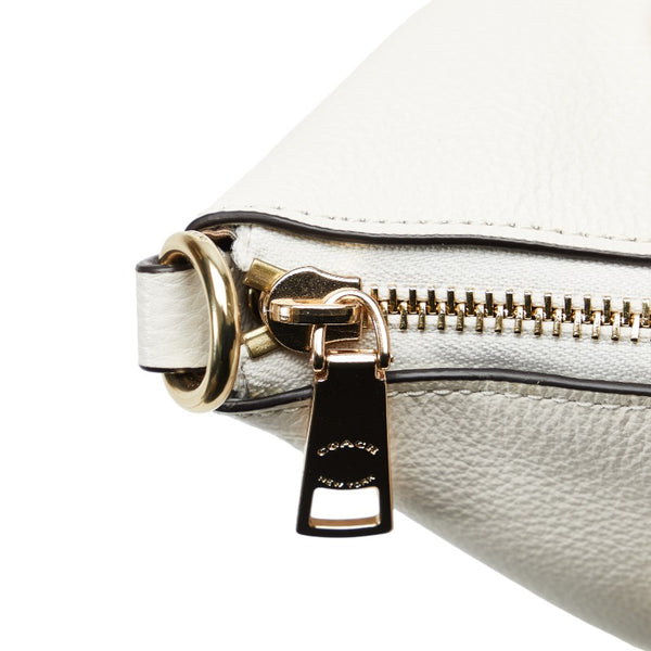 コーチ ケイシー サッチェル ハンドバッグ ショルダーバッグ 2WAY C6229 ホワイト レザー レディース COACH 【中古】