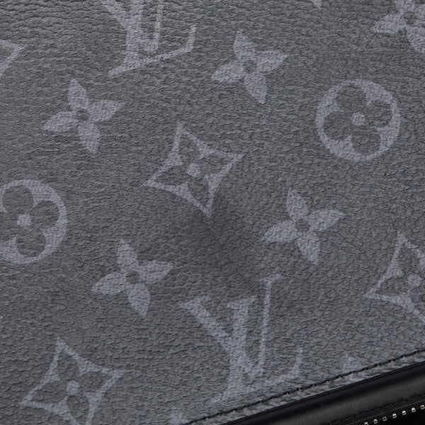 ルイ ヴィトン モノグラム エクリプス ジッピー XL 長財布 M61698 ブラック PVC レザー レディース LOUIS VUITTON 【中古】