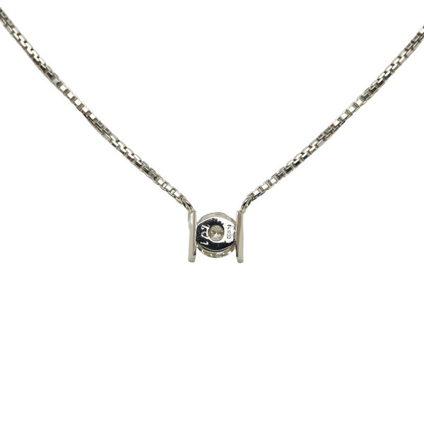 Pt900 プラチナ Pt850 プラチナ ダイヤ1.01ct ネックレス レディース 【中古】