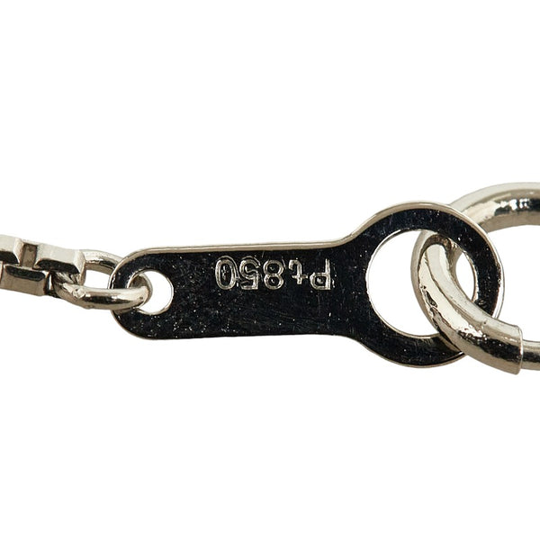 Pt900 プラチナ Pt850 プラチナ ダイヤ1.01ct ネックレス レディース 【中古】