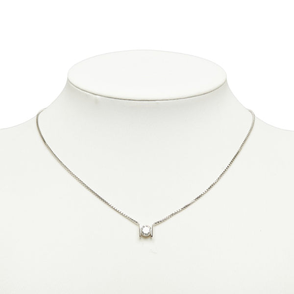 Pt900 プラチナ Pt850 プラチナ ダイヤ1.01ct ネックレス レディース 【中古】
