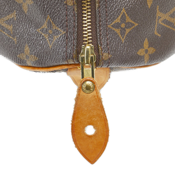 ルイ ヴィトン モノグラム スピーディ30 ハンドバッグ ミニボストンバッグ M41526 ブラウン PVC レザー レディース LOUIS VUITTON 【中古】