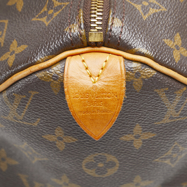 ルイ ヴィトン モノグラム スピーディ30 ハンドバッグ ミニボストンバッグ M41526 ブラウン PVC レザー レディース LOUIS VUITTON 【中古】