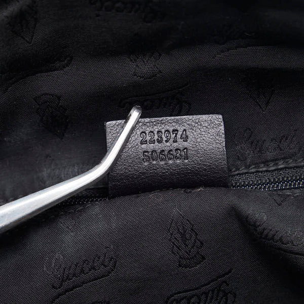 グッチ グッチシマ スーキー ハンドバッグ ショルダーバッグ 2WAY 223974 ブラック レザー レディース GUCCI 【中古】