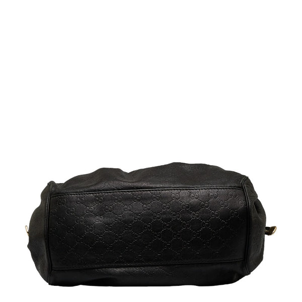 グッチ グッチシマ スーキー ハンドバッグ ショルダーバッグ 2WAY 223974 ブラック レザー レディース GUCCI 【中古】