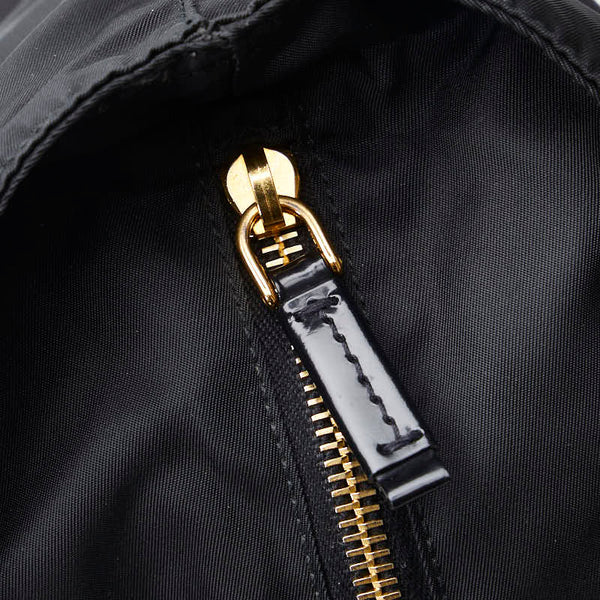 プラダ トートバッグ ブラック ナイロン レディース PRADA 【中古】
