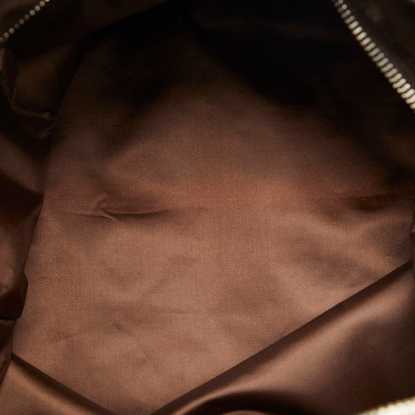 グッチ ディアマンテ シェリーライン 斜め掛け ショルダーバッグ  270410 ブラウン ナイロン レディース GUCCI 【中古】