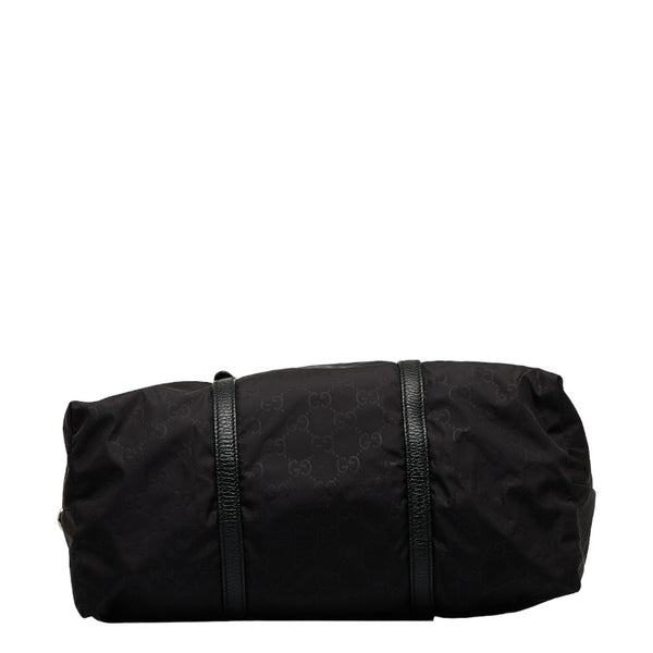 グッチ GGナイロン トートバッグ ショルダーバッグ 2WAY 510332 ブラック ナイロン レザー レディース GUCCI 【中古】