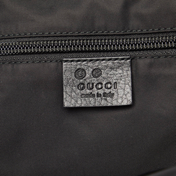 グッチ GGナイロン トートバッグ ショルダーバッグ 2WAY 510332 ブラック ナイロン レザー レディース GUCCI 【中古】