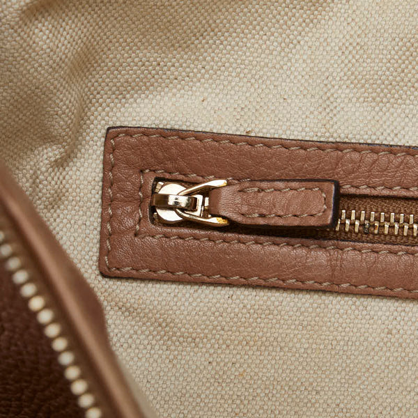 グッチ バンブー ベラ ショルダーバッグ 269949 ベージュ レザー レディース GUCCI 【中古】