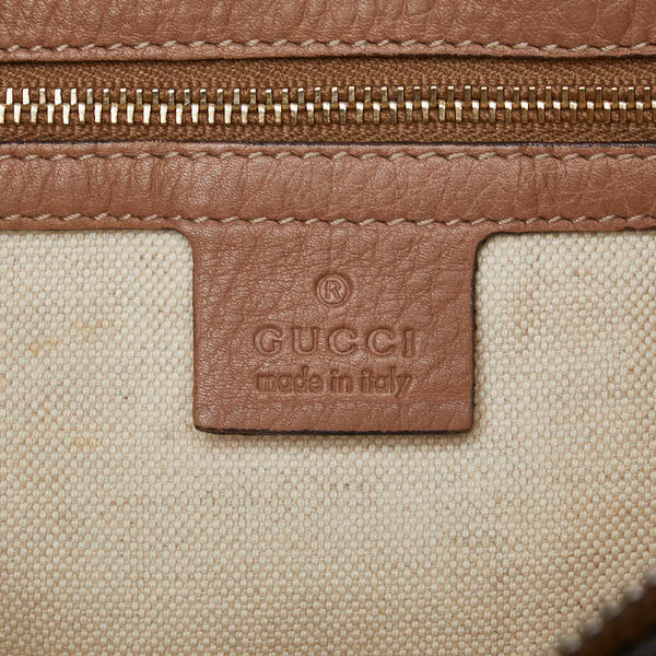 グッチ バンブー ベラ ショルダーバッグ 269949 ベージュ レザー レディース GUCCI 【中古】