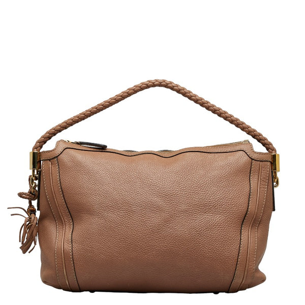 グッチ バンブー ベラ ショルダーバッグ 269949 ベージュ レザー レディース GUCCI 【中古】