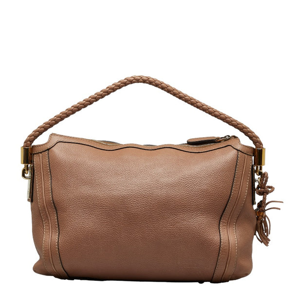 グッチ バンブー ベラ ショルダーバッグ 269949 ベージュ レザー レディース GUCCI 【中古】