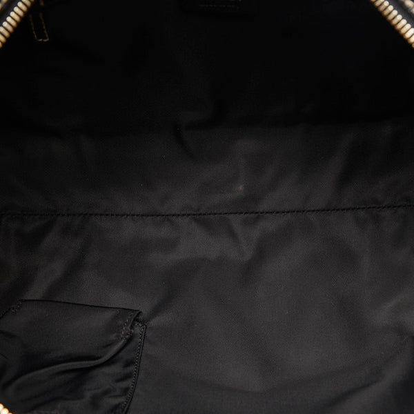 グッチ シェリー インターロッキングG ハンドバッグ 170009 ブラック PVC レザー レディース GUCCI 【中古】