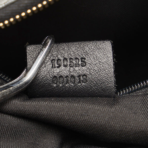 グッチ アビー ハンドバッグ 190525 ブラック レザー レディース GUCCI 【中古】