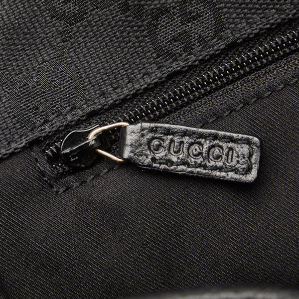 グッチ アビー ハンドバッグ ショルダーバッグ 130736 ブラック レザー レディース GUCCI 【中古】