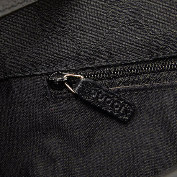 グッチ アビー ハンドバッグ ショルダーバッグ 130736 ブラック レザー レディース GUCCI 【中古】