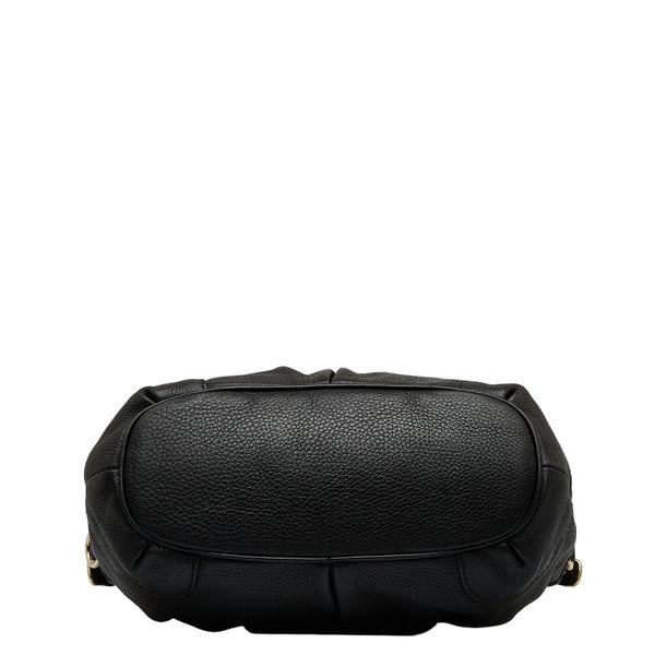 グッチ スーキー ハンドバッグ 247902 ブラック レザー レディース GUCCI 【中古】