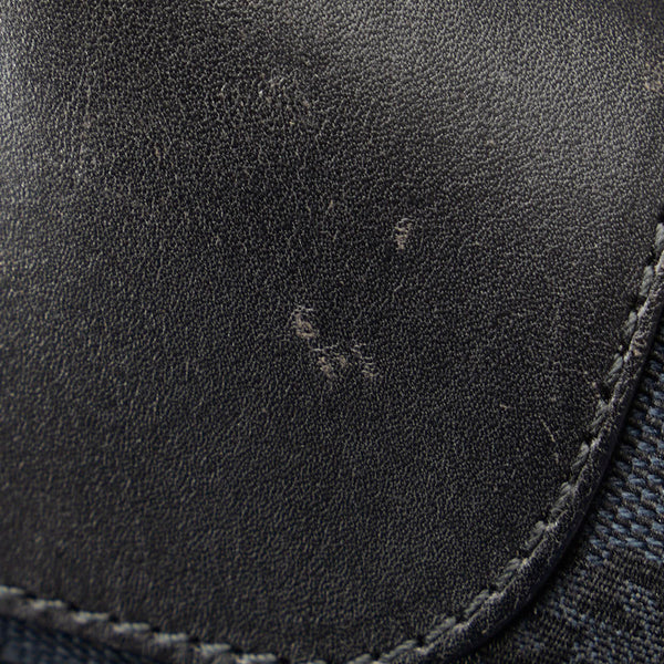 グッチ GGキャンバス ショルダーバッグ 001 4231 ブラック レザー レディース GUCCI 【中古】