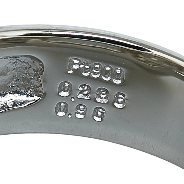 Pt900 プラチナ ダイヤ0.286ct ダイヤ0.96ct リング 指輪 レディース 12.5号 【中古】