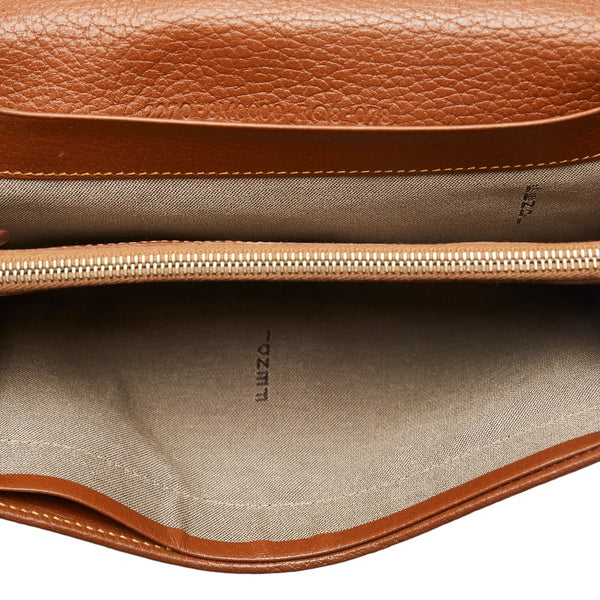 フェンディ ズッキーノ 長財布 8M0000 ベージュ ブラウン キャンバス レザー レディース FENDI 【中古】