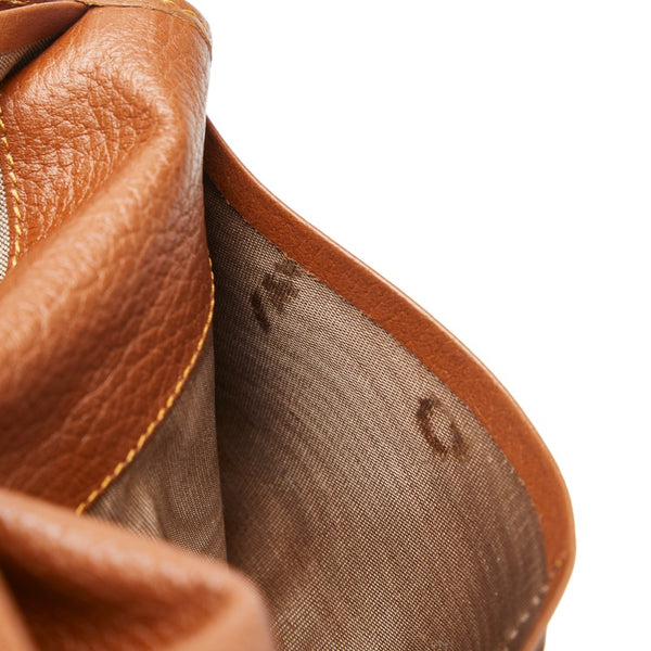 フェンディ ズッキーノ 長財布 8M0000 ベージュ ブラウン キャンバス レザー レディース FENDI 【中古】