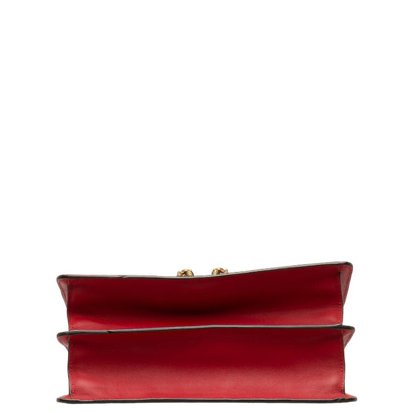 グッチ バンブー ディオニュソス ハンドバッグ ショルダーバッグ 2WAY 448075 レッド マルチカラー レザー レディース GUCCI 【中古】