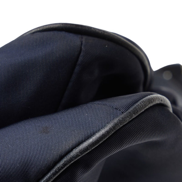 プラダ ロゴ ワンショルダーバッグ ネイビー ナイロン レディース PRADA 【中古】