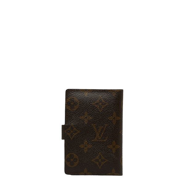 ルイ ヴィトン モノグラム MALLETIER ミニアジェンダ カードケース T56350 ブラウン PVC レディース LOUIS VUITTON 【中古】