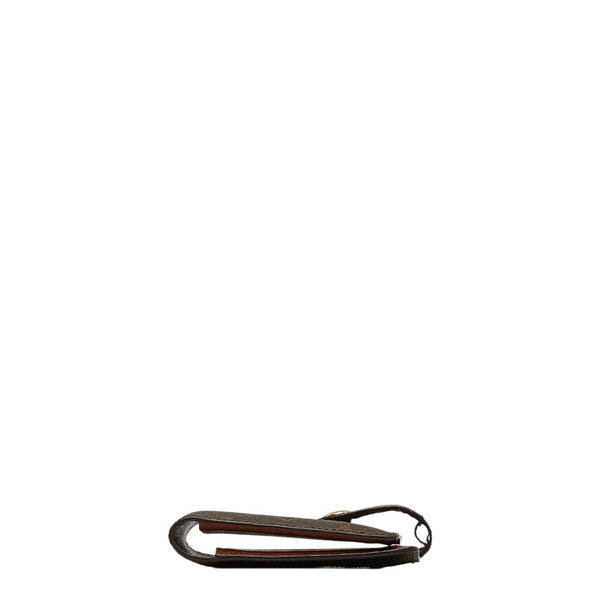 ルイ ヴィトン モノグラム MALLETIER ミニアジェンダ カードケース T56350 ブラウン PVC レディース LOUIS VUITTON 【中古】