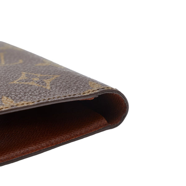 ルイ ヴィトン モノグラム MALLETIER ミニアジェンダ カードケース T56350 ブラウン PVC レディース LOUIS VUITTON 【中古】