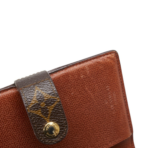 ルイ ヴィトン モノグラム MALLETIER ミニアジェンダ カードケース T56350 ブラウン PVC レディース LOUIS VUITTON 【中古】