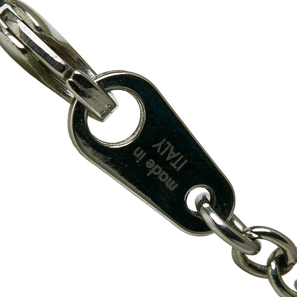ルイ ヴィトン モノグラム エクリプス コリエ チェーン ピンロック ネックレス M68875 シルバー メタル PVC レディース LOUIS VUITTON 【中古】