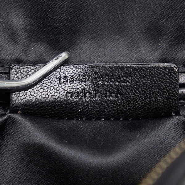 サンローラン レオパード 豹柄 ハンドバッグ ブラウン ブラック ハラコ レザー レディース SAINT LAURENT 【中古】