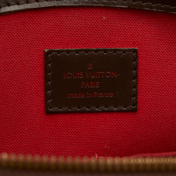 ルイ ヴィトン ダミエ ヴェローナPM ハンドバッグ トートバッグ N41117 ブラウン PVC レザー レディース LOUIS VUITTON 【中古】