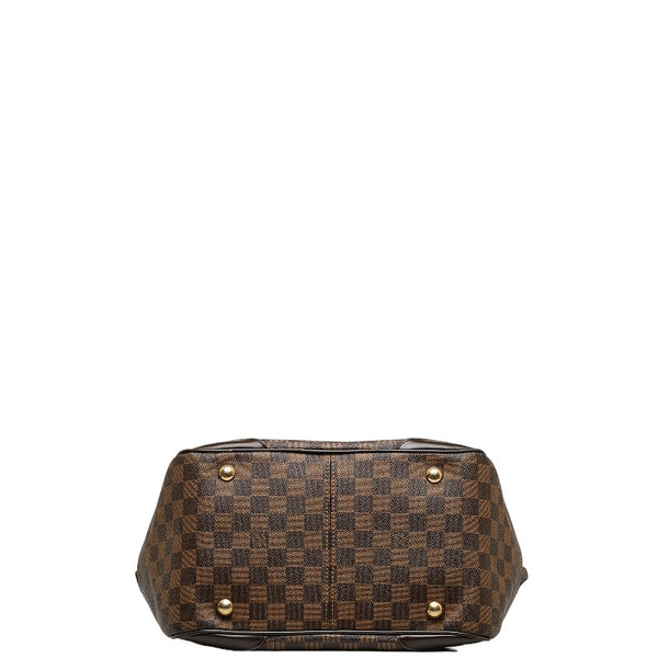 ルイ ヴィトン ダミエ ヴェローナPM ハンドバッグ トートバッグ N41117 ブラウン PVC レザー レディース LOUIS VUITTON 【中古】